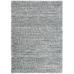 Thedecofactory - latonie - tapis salon en laine et viscose gris clair 120x170