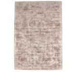 Thedecofactory - luxury - tapis salon en viscose effet soyeux rose poudr� 120x170