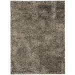 Thedecofactory - valencia - tapis ext�rieur int�rieur � poils longs bi - colore marron et blanc 120x170 ...
