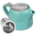 Thire en cramique avec infuseur  th pour feuilles - 550 ml / 18, 6 oz porcelaine sans cuisinire ...