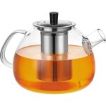 Theiere avec infuseur 1, 5 litre, theiere verre chauffant transparent avec filtre amovible en acier inoxydable ...
