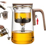 Th�i�re en verre magique avec infuseur, th�i�re enchanti de 720 ml, th�i�re magn�tique transparente, ...