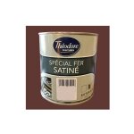 Thodore peinture spcial fer satin rouge basque 0, 5 l