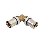 Coude �gal 90� � sertir pour tube multicouche acopex alu diam�tre nominal 16 thermacome