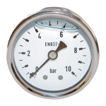 Thermador - manomtre inox glycrine axial mle 1 / 4' - 50mm - 0  10bar