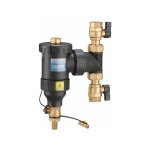 Pot de d�cantation avec vannes d'arr�t et aimants caleffi 5453 1 1 / 4'