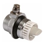 Bouchon pour radiateurs avec vanne d'air caleffi 507 1 1 / 4' sx