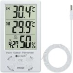 Thermo - hygrom�tre num�rique lcd pour int�rieur et ext�rieur, xu, mesure de temp�rature l'humidit�. ...