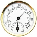 Thermom�tre analogique int�rieur hygrom�tre jauge de temp�rature d'humidit� 58mm m�nage