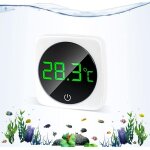 Thermom�tre aquarium, �cran tactile, capteur de temp�rature pr�cis pour aquarium, thermom�tre d'eau