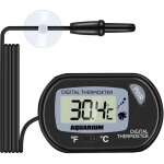 Thermom�tre aquarium - lcd digital thermometre aquarium avec ventouse et sonde � immersion pour aquarium, ...