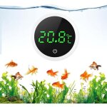 Thermom�tre d'aquarium, thermom�tre lcd num�rique d'aquarium haute pr�cision 0, 1 ? avec boutons tactiles, ...