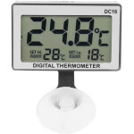 Thermom�tre d'aquarium num�rique lcd dc16 �tanche, pour aquarium.