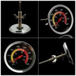 Thermom�tre de barbecue en acier inoxydable avec jauge de temp�rature 10 - 400 ?