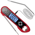 Thermom�tre cuisine num�rique avec minuterie thermom�tre cuisson � lecture instantan�e avec �cran lcd ...