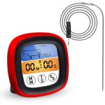 Thermom�tre cuisine, thermom�tre � viande sonde ultra - longue lecture instantan� thermom�tre cuisson ...