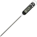 Thermom�tre de cuisson, thermom�tre � viande num�rique avec lecture instantan�e, sonde longue, arr�t ...