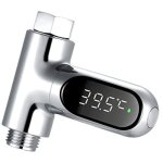 Thermom�tre de douche, thermom�tre de bain pour b�b�, affichage num�rique led de la temp�rature de douche, ...