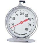 Thermom�tre de four en acier inoxydable, thermom�tre de cuisson au four 400 degr�s pour suspendre ou ...