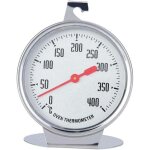Thermom�tre four inox - mesure temp�rature - cuisine - 400�c, posable / suspendable - cuisiniers et m�nages ...