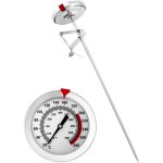 Thermom�tre � friture en acier inoxydable 304 thermom�tre � gril 290�c / 550�f avec sonde de 23 cm de ...