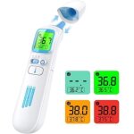 Thermometre frontal adulte thermom�tre infrarouge sans contact thermom�tre m�dical frontal et auriculaire ...