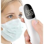 Thermom�tre frontal et auriculaire infrarouge m�dicale thermometre sans contact pour adulte enfant b�b�, ...