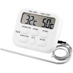 Thermom�tre frontal infrarouge 3 en 1 thermom�tre sans contact frontal avec alerte fi�vre, affichage ...