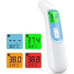 Thermomtre frontal , thermomtre mdical frontal avec alerte fivre, cran lcd, fonction mmoire, thermometre ...