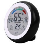Thermomtre et hygromtre lectronique sans fil, adapt pour l'intrieur et l'extrieur, cran tactile ...