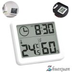 Thermom�tre hygrom�tre int�rieur num�rique � haute pr�cision, moniteur d'humidit� & detemp�rature portable ...