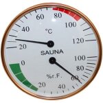 Thermom�tre hygrom�tre, thermom�tre mural pour sauna, moniteur d'humidit� de la temp�rature int�rieure, ...