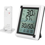 Thermom�tre hygrom�tre num�rique d'int�rieur ext�rieur, mini station m�t�o, moniteur d'humidit� de thermom�tre ...