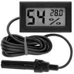 Thermomtre hygromtre numrique mini temprature humidit intrieure extrieure avec sonde