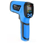 Thermomètre infrarouge laser numérique sans contact, - 50°c 600°c( - 58°f 1112°f), emissivité réglable, ... Thermomètre infrarouge laser numérique sans contact, - 50°c 600°c( - 58°f 1112°f), emissivité réglable, ...