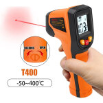 Thermom�tre infrarouge num�rique - 50400? pistolet pyrom�tre laser sans contact mesureur de temp�rature ...