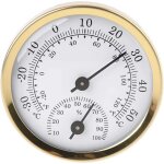 Thermom�tre int�rieur analogique hygrom�tre affichage de la temp�rature de l'humidit�