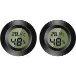 Thermom�tre d'int�rieur num�rique - mini hygrom�tre - �cran lcd num�rique - pour int�rieur et ext�rieur ...