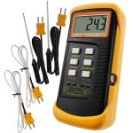 Thermomtre de type k avec capteur de thermocouple 1300  c ( c,  f et k avec 4 thermocouples (cbl ...