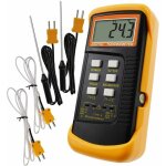Thermomtre de type k avec capteur thermocouple 1300 c (c, f et k avec 4 thermocouples (filaires et ...