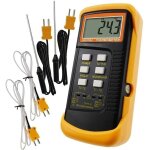 Basetbl - thermomtre de type k avec capteur thermocouple 1300c (filaire et acier inoxydable) (c, f ...