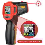 Thermom�tre laser digital infrarouge, ultrixe, thermom�tre industriel infrarouge, - 50 � 500�c / - 58 ...