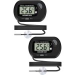 Thermom�tre lcd num�rique d'aquarium avec ventouses et sonde �tanche pour aquarium fish tank, reptile ...