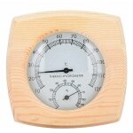 Thermom�tre de mesure et hygrom�tre , xu, en bois d'�pic�a phe - affichage int�rieur, produit qualit� ...