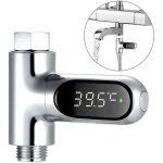 Thermom�tre num�rique led pour douche et bain b�b�, affichage 0 - 100�c / �f, �cran rotatif 360�