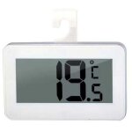 Thermom�tre num�rique mini pour r�frig�rateur, thermom�tre �tanche pour cong�lateur avec crochet, �cran ...