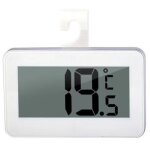 Thermom�tre num�rique mini pour r�frig�rateur, thermom�tre �tanche pour cong�lateur avec crochet, �cran ...