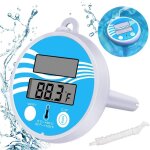 Thermom�tre de piscine � �nergie solaire thermom�tre num�rique flottant pour la mesure de la temp�rature ...