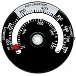 Thermom�tre de po�le magn�tique pour surface de po�le et conduit de chemin�e rendement de temp�rature ...