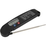 Thermom�tre � viande, thermom�tre pour barbecue, thermom�tre num�rique portable multifonction � lecture ...